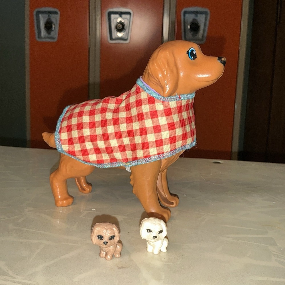 Barbie Dog Newborn‎ Puppies 2 Babies Pregnant Mattel Birth Doll
